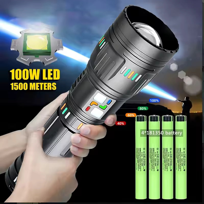LuminaTac™ USB Rechargeable LED Flashlight