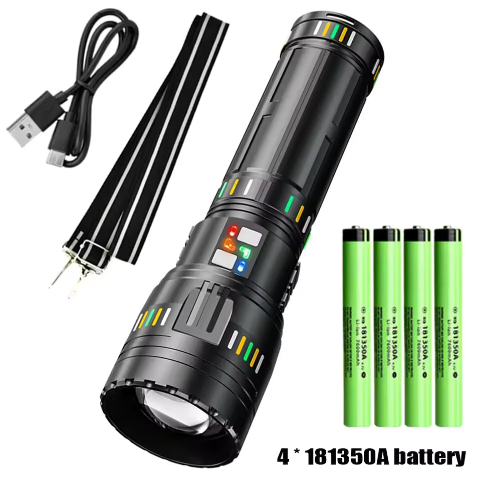 LuminaTac™ USB Rechargeable LED Flashlight